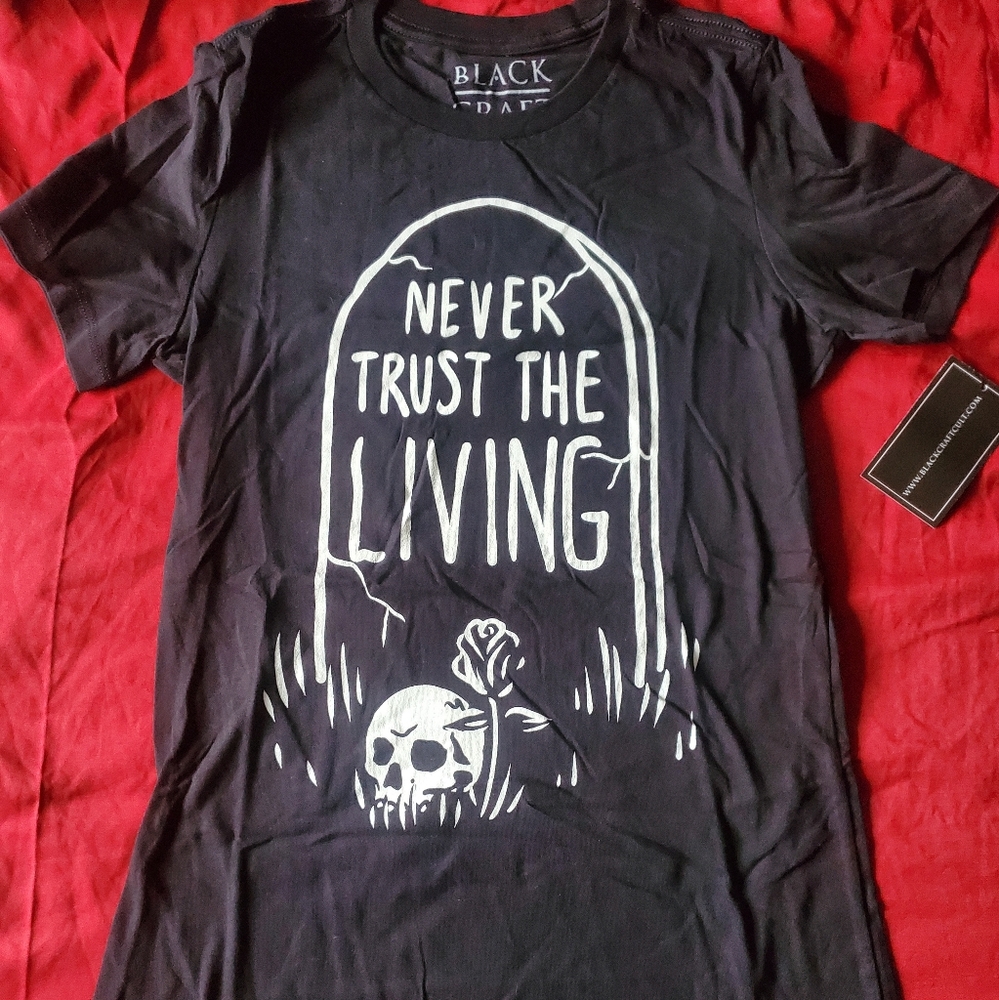 BLACKCRAFT NEVER TRUST THE LIVING WOMEN'S TEE